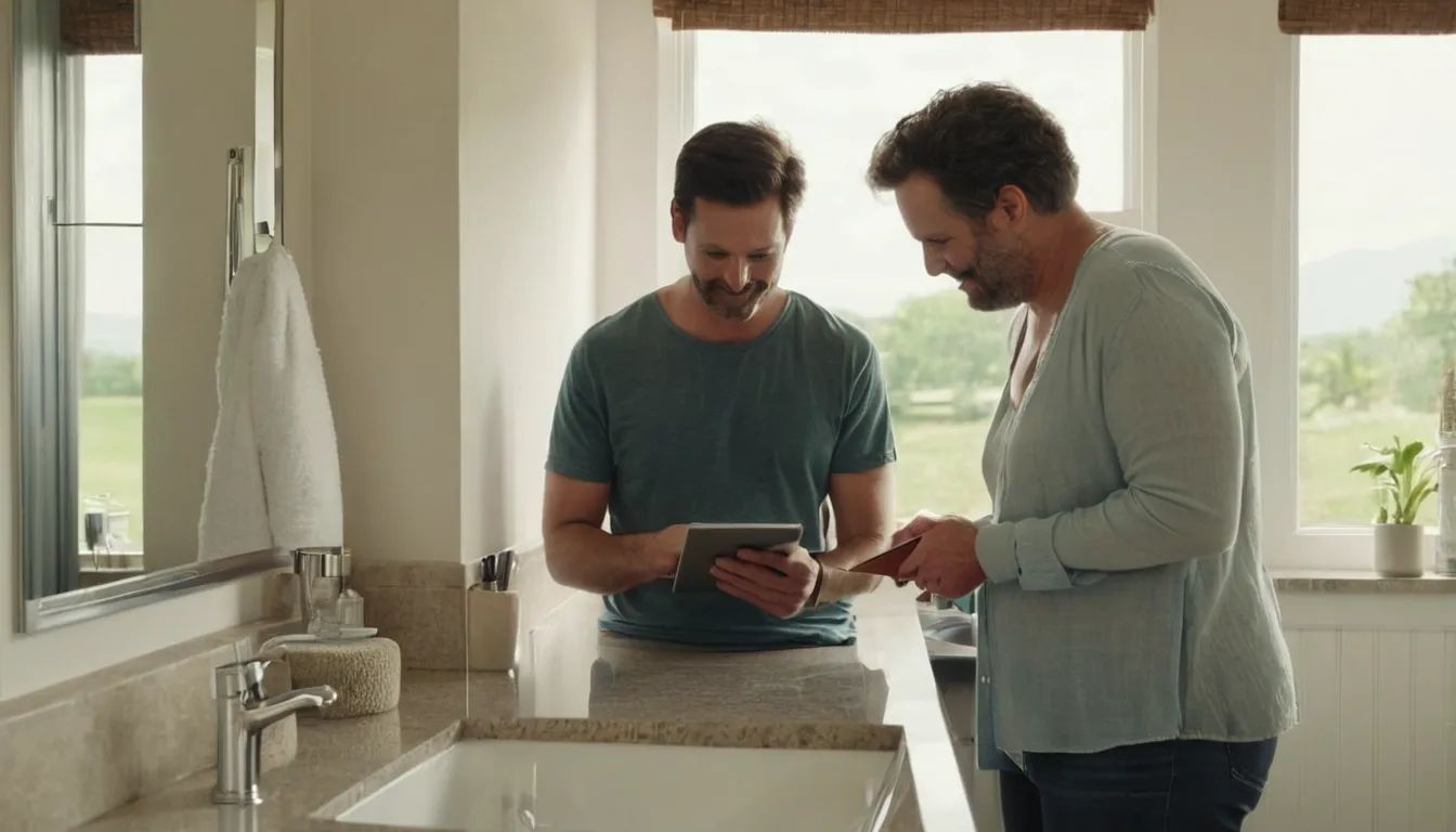 A homeowner reviewing bathroom options for the Yonkers area