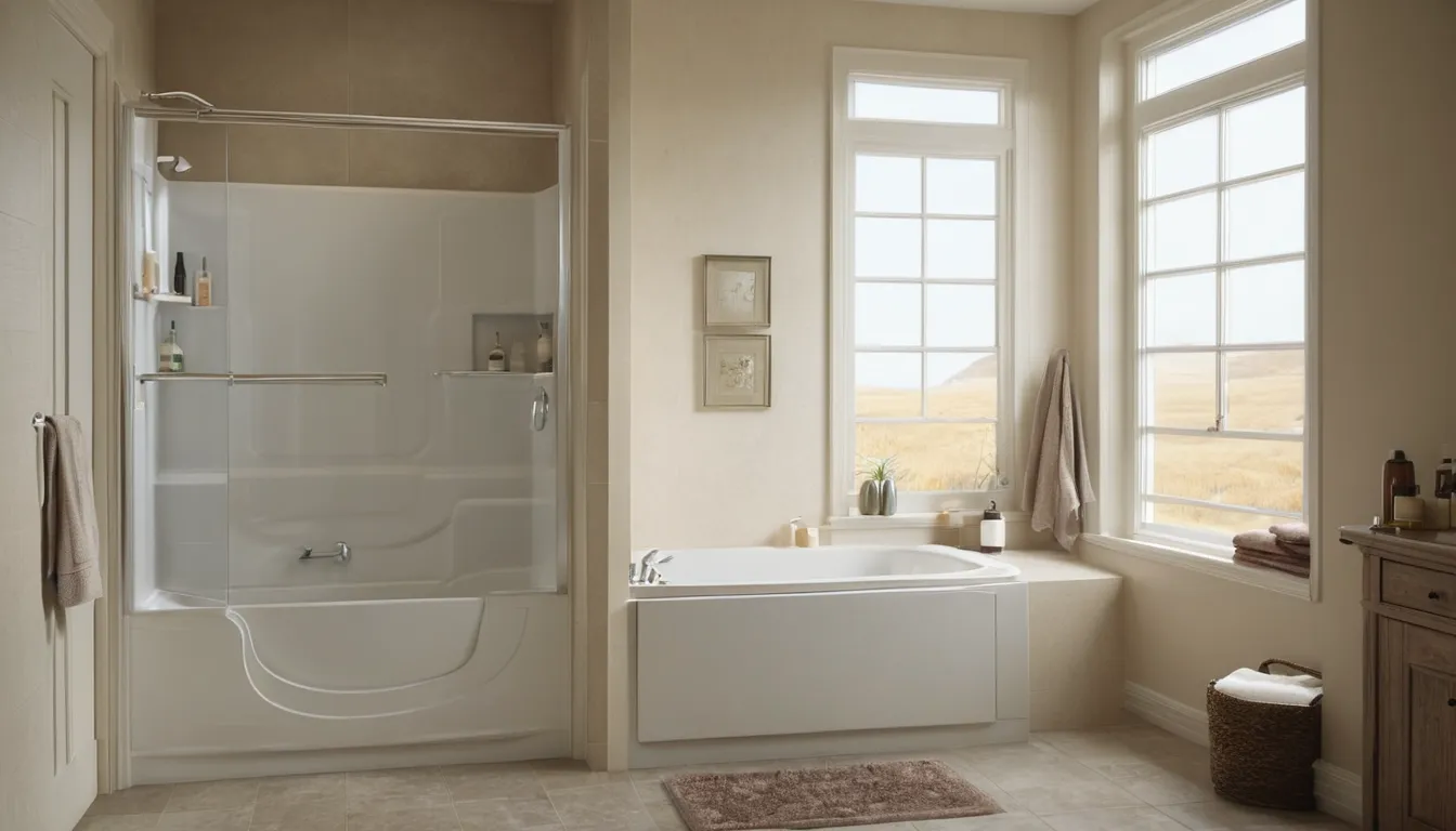 A bright, accessible bathroom in a Yonkers home with a walk-in tub